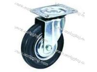 Rubber swivel casters