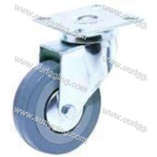 Rubber swivel casters diameter 65mm