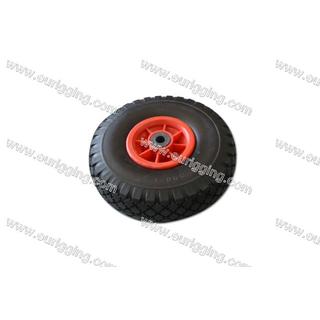 Wheel 300-4 PU with plastic rim Hole Φ16mm