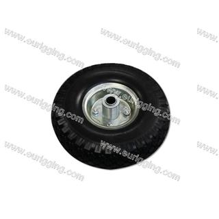 Wheel 300-4 PU with metalic rim Hole 20mm